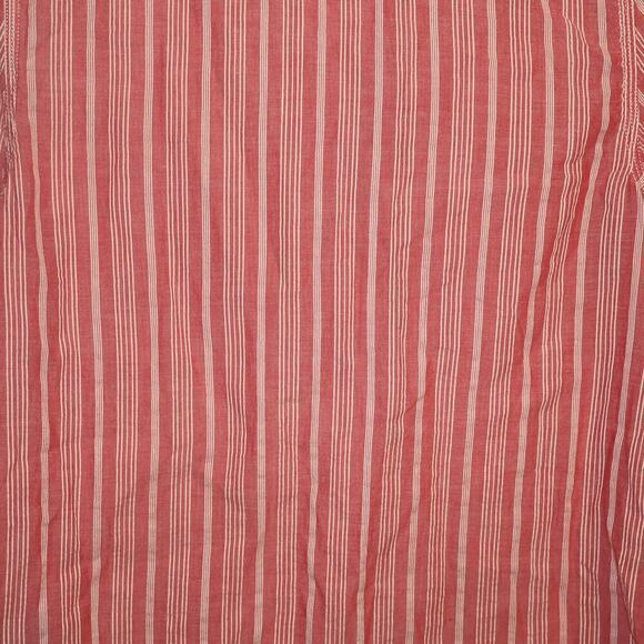 Lauren Ralph Lauren Blouse Size PXS Red white stripe, pearl buttons - Picture 7 of 13